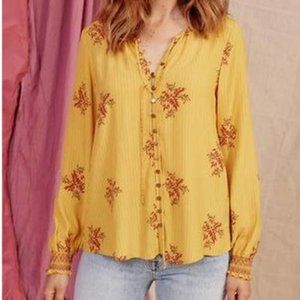 NWT Dolan Anthropologie crepe blouse